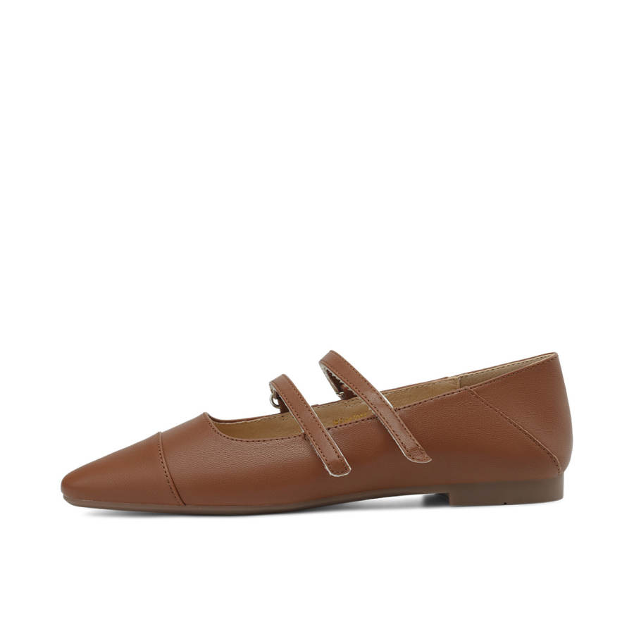 BOERDIQI Sheepskin Chunky Heel Mary Jane 1.4cm Women's