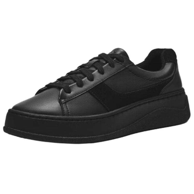 Clarks Lemolite Warm Low top Skateboard Shoes Women's Black