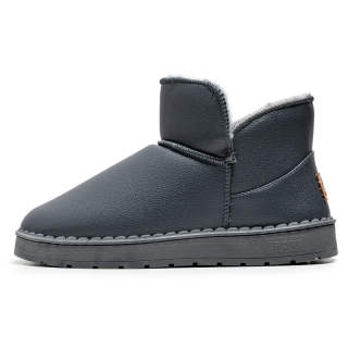 DAISHUTOU Microfiber Leather Snow Boots Men's