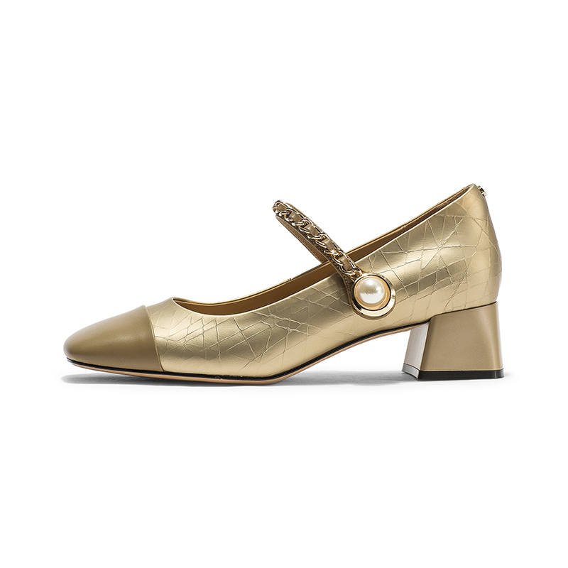 Coup De Foudre Leather Mary Jane Shoes Women's