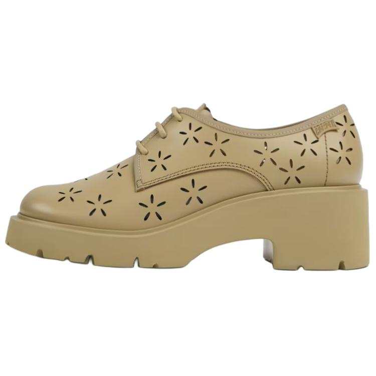 CAMPER Milah Calfskin Casual Shoes 5.4cm Women's Beige