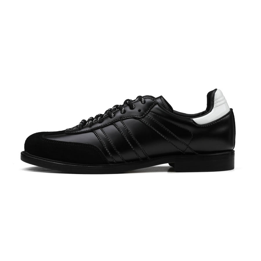 HANQIAORIJI Abyss Collection Cow Split Leather Casual Shoes Men's Black