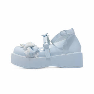 DANGLIANG Pu Platform Mary Jane Shoes 5CM Women's