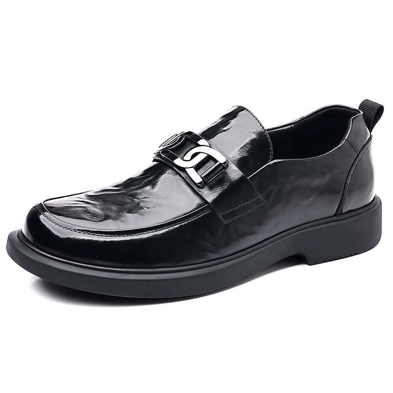 KAQIAODI Loafers Men's Black/Brown