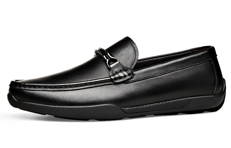 ST&SAT ST&SAT Top Grain Cow Leather Shoes Men's Black