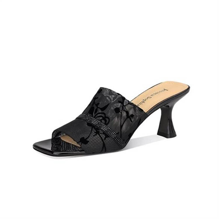 JESSICA SOPHIA Rhinestone Slide Slippers Women's