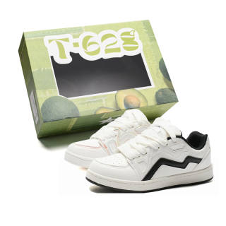 T628 Puffy Shoes Slip Resistant, Abrasion Resistant, Lightweight Low top Skateboard Shoes Unisex