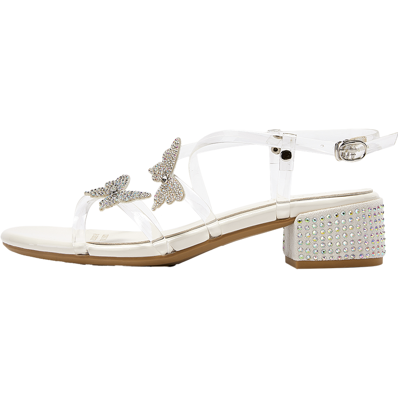 DAPHNE DAPHNE One Strap Sandals Women's Ecru