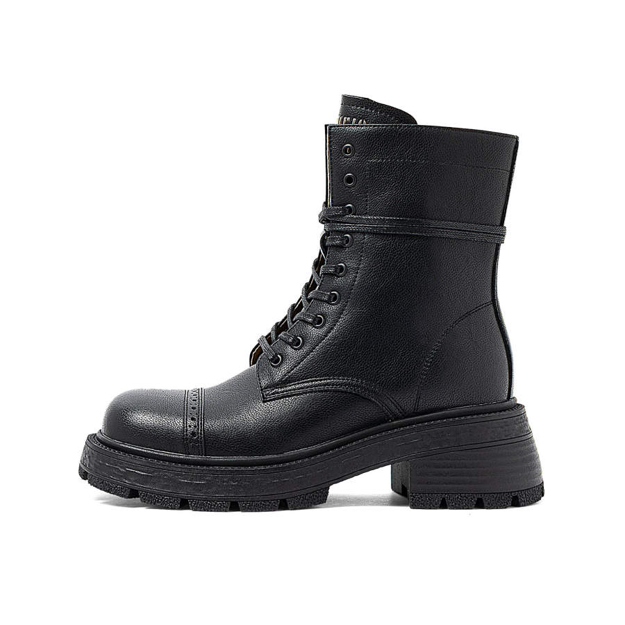 COMELY COMELY Combat Boots Women's Black/Brown