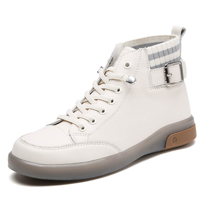 Reivantix Reivanti Microfiber Leather Slip Resistant And Breathable Slip Resistant And Breathable High top Casual Shoes Women's