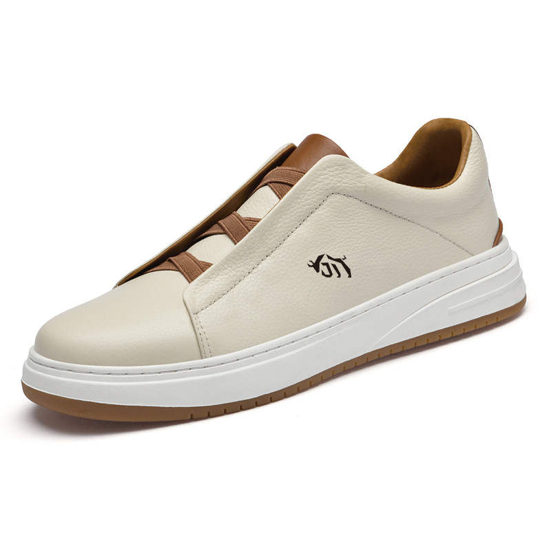 GONGNIULEITING Top Grain Cow Leather Abrasion Resistant Lightweight Wear resistant And Lightweight Skateboard Shoes