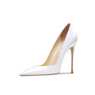 Suyymakk Slim Heel High Heels Women's White