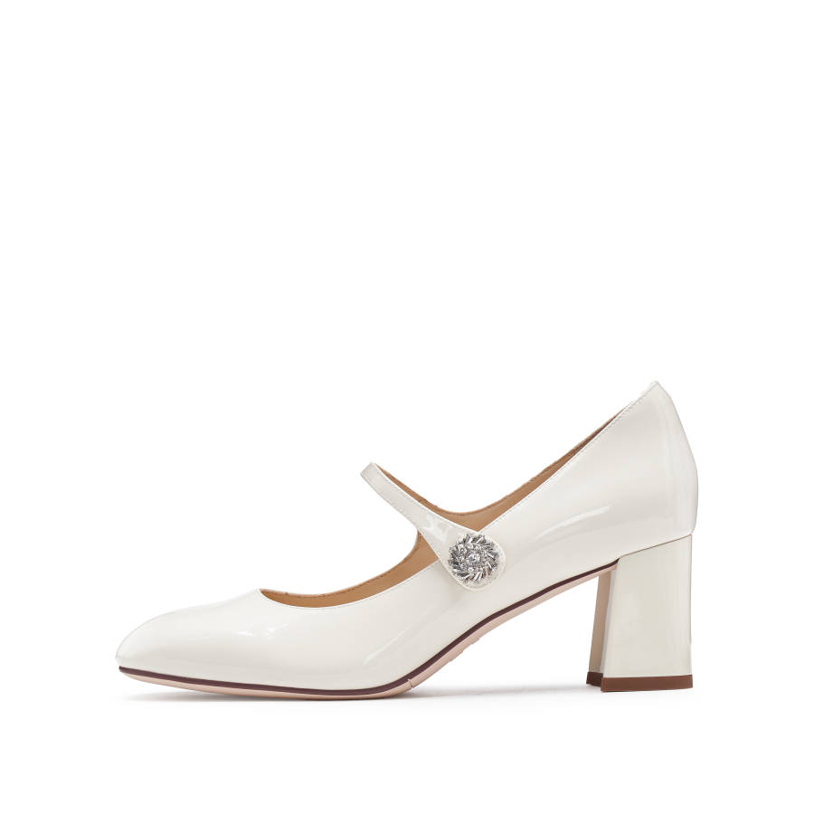 Staccato Cherry Sweetheart Chunky Heel Mary Jane Shoes 6CM Women's