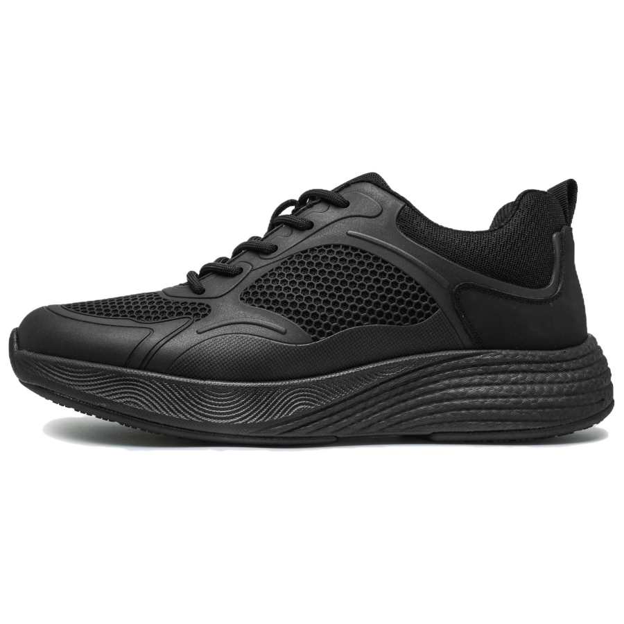 SHUSHUJIA Fabric Low top Casual Shoes Men's Black