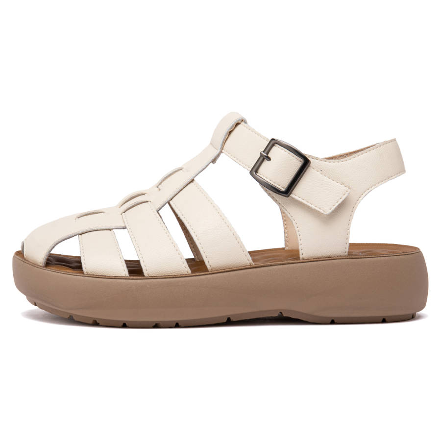 KANGLINIAO Cow Split Leather Roman Sandals Women's