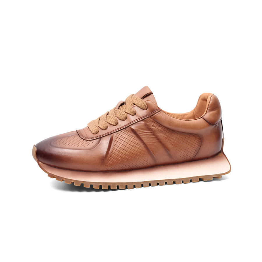 Daying Cow Leather Abrasion Resistant Breathable Abrasion Resistant Breathable Low top Casual Shoes Men's