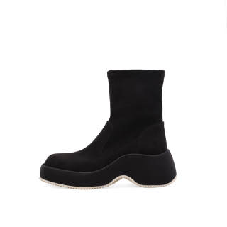 CORINNA DI MARSALA Fabric Fashion Ankle Boots 6.5cm Women's