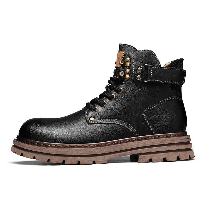 DUNNU DUNNU Combat Boots Men's Black