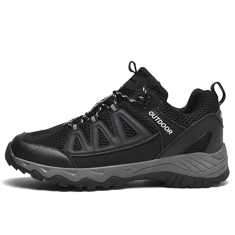 WENNAI Mesh Casual Shoes Men's Black