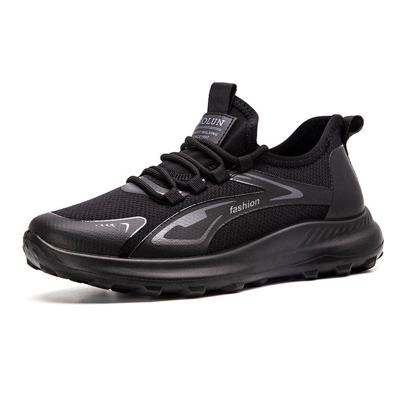AOLUN TPU, Mesh Low top Casual Shoes Men's Black