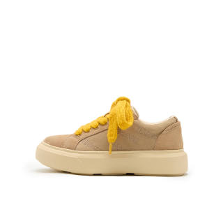 Talitaqoom Textile, Split Cow Leather Abrasion Resistant Lightweight Height Increasing Low top Skateboard Shoes Women's