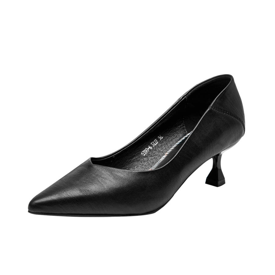 GUDIANFENGDU Pu Slim Heel High Heels 5CM Women's