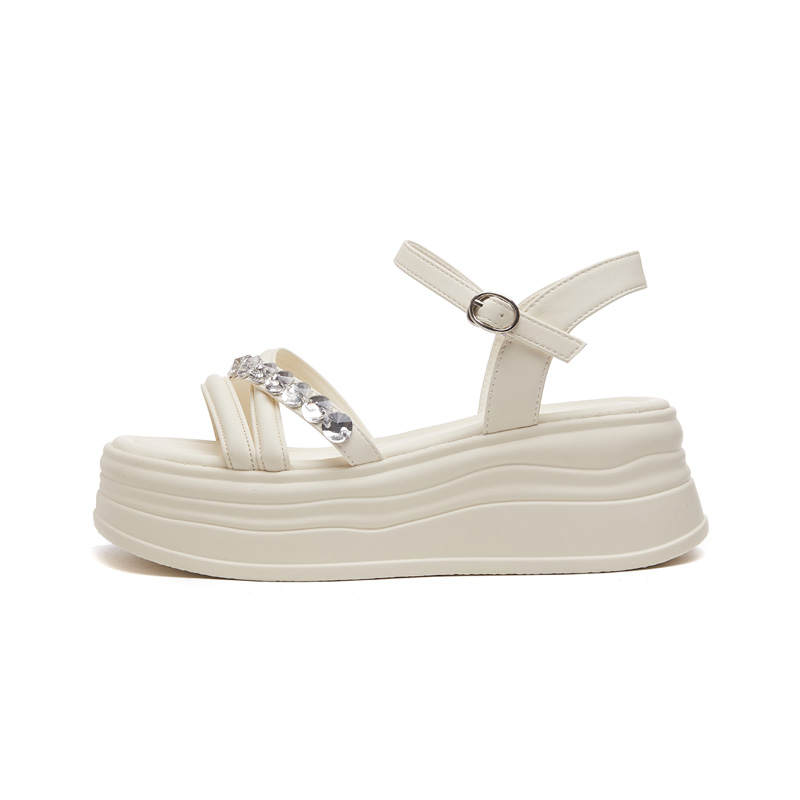 GONGNIUMEILI One Strap Sandals Women's