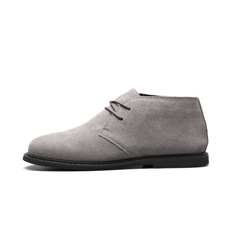 PARDASAUL Cow Split Leather Mid top Casual Shoes Men's Khaki