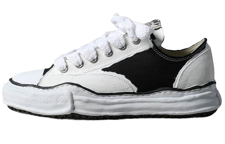 MIHARA YASUHIRO Low top Stylish Skateboarding Shoes Unisex Black White