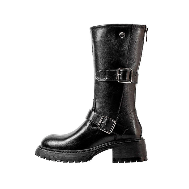 MIAOLV MIAOLV Microfiber Leather Ankle Boots 6CM Women's