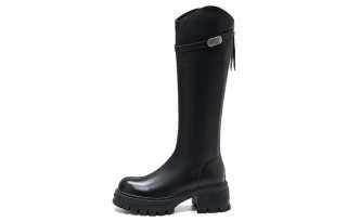 15 MINS Leather Knee high Boots Women's