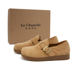 La Chapelle Birkenstock Shoes Women's Brown