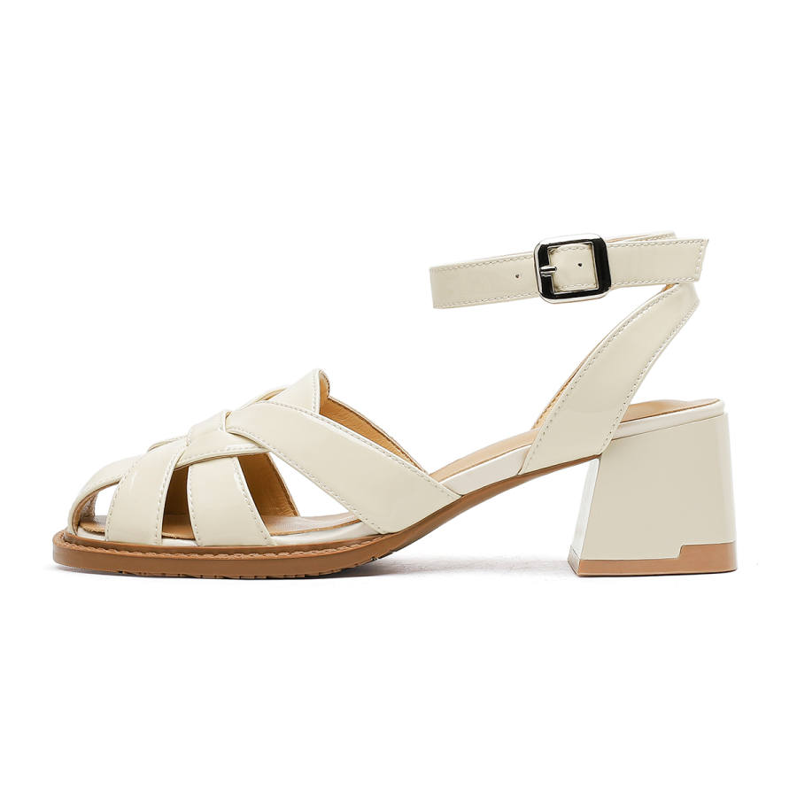 HARSON HARSON Cow Leather Stylish Sandal 6cm Women's