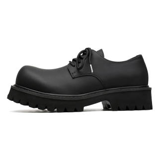 IZEIZIG Microfiber Leather Casual Shoes Men's Black