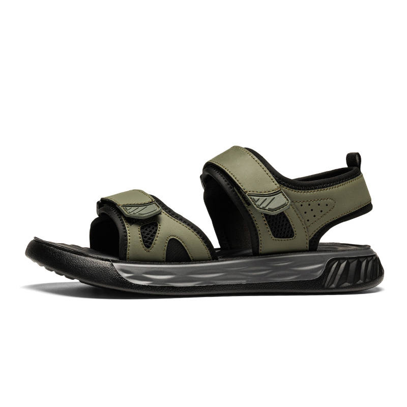 CALIFBULL Beach Sandals Men's Sand/Army Green