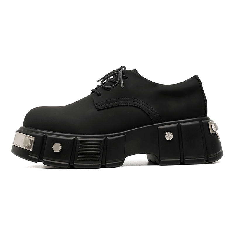 ZONEJOY Fashion Trend Men's Shoes Casual Versatile Derby Shoes Men's Black