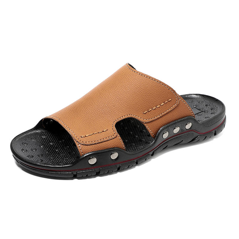 XIMO BULL Rubber Sole Abrasion Resistant Cushioning Slide Slippers Men's