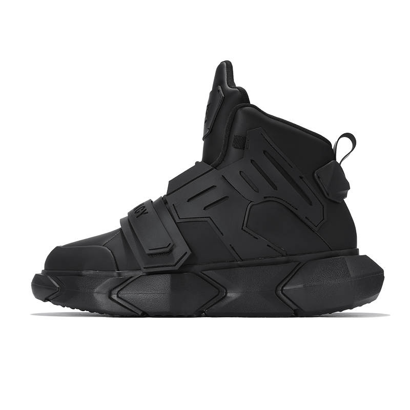 NORVINCY Artificial Leather Cushioning Height Increasing Cushioning Height Increasing High top Casual Shoes Unisex