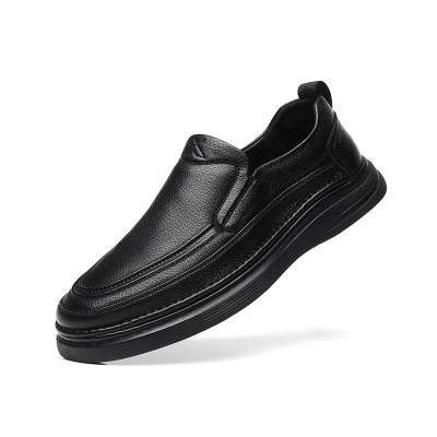 FANKE8°DU Cow Split Leather Casual Shoes Men's Black