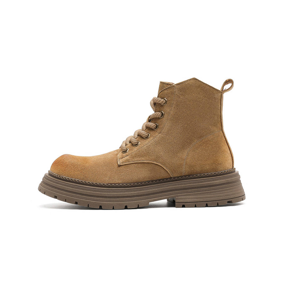 Lanza Lanza Combat Boots Men's Monochrome Brown