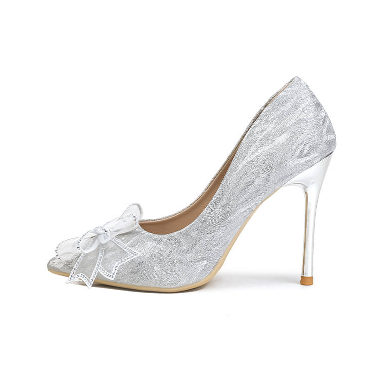 MCKP MCKP Microfiber Leather Slim Heel High Heels Women's