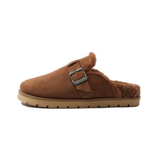 BESTFEEL Suede Closed Toe Slippers Women's