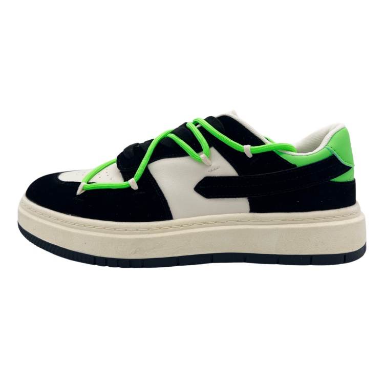 QIANJIN Low top Skateboard Shoes Men's Black
