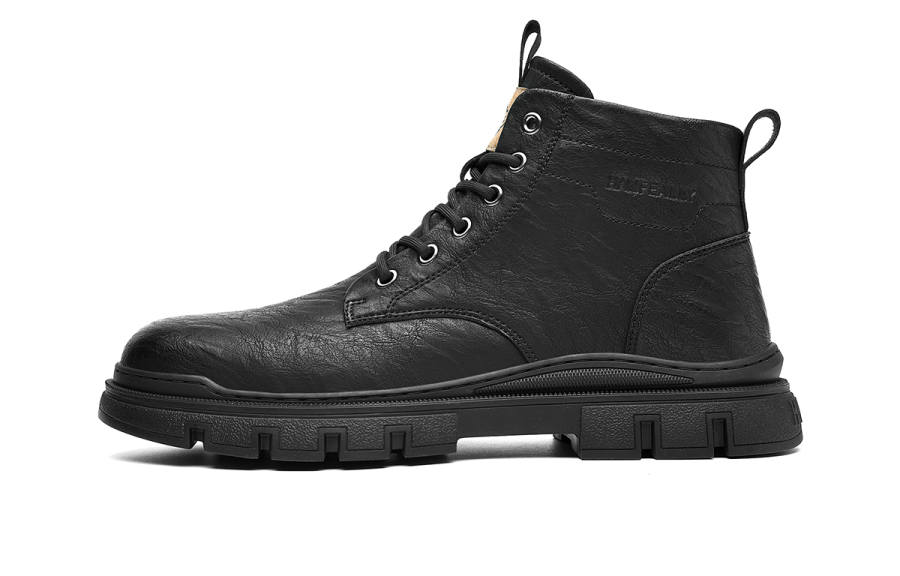 HLA HLA Combat Boots Men's Black Gray Brown Umber