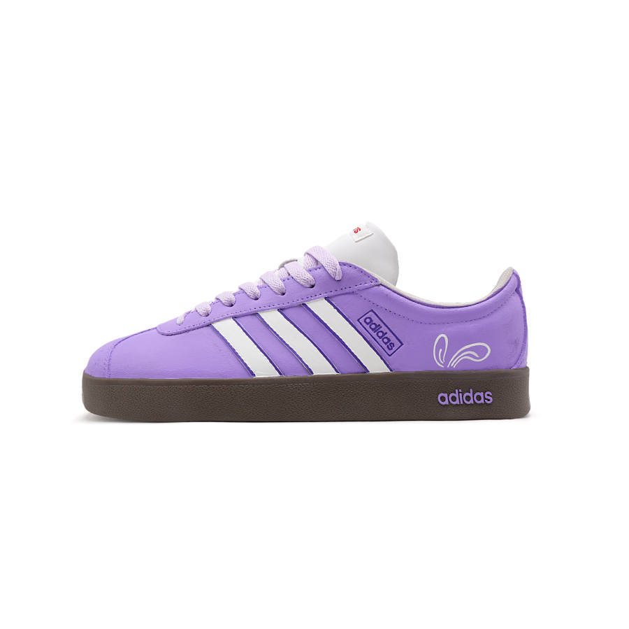 Adidas Adidas VL COURT 2.0 Leather Low top Skateboard Shoes Unisex Purple