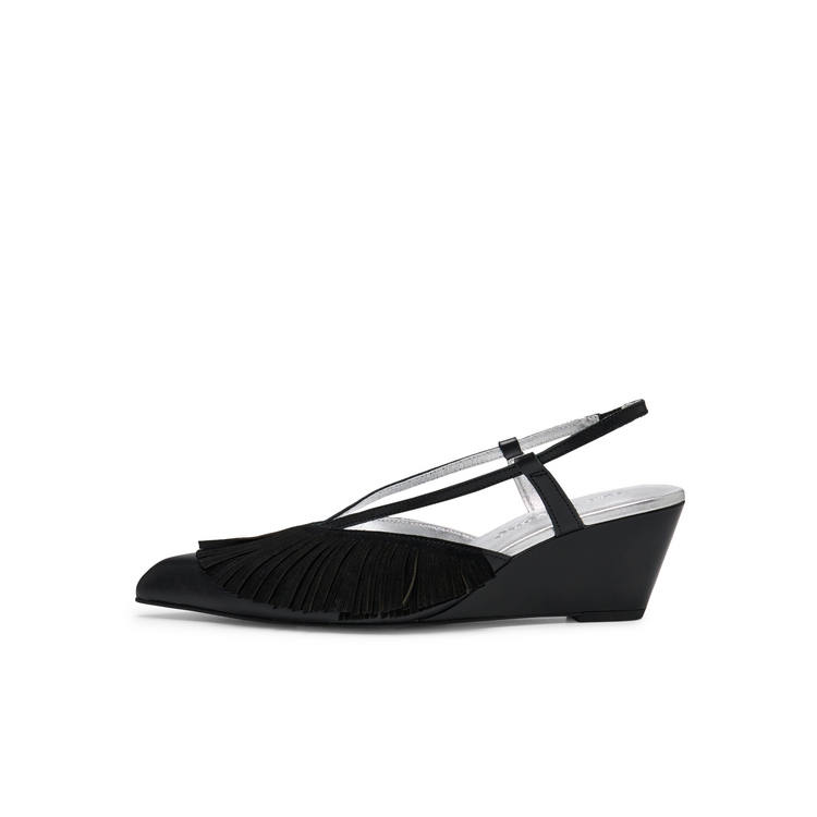 Lost In Echo Cow Leather Wedge Heel High Heels Women's