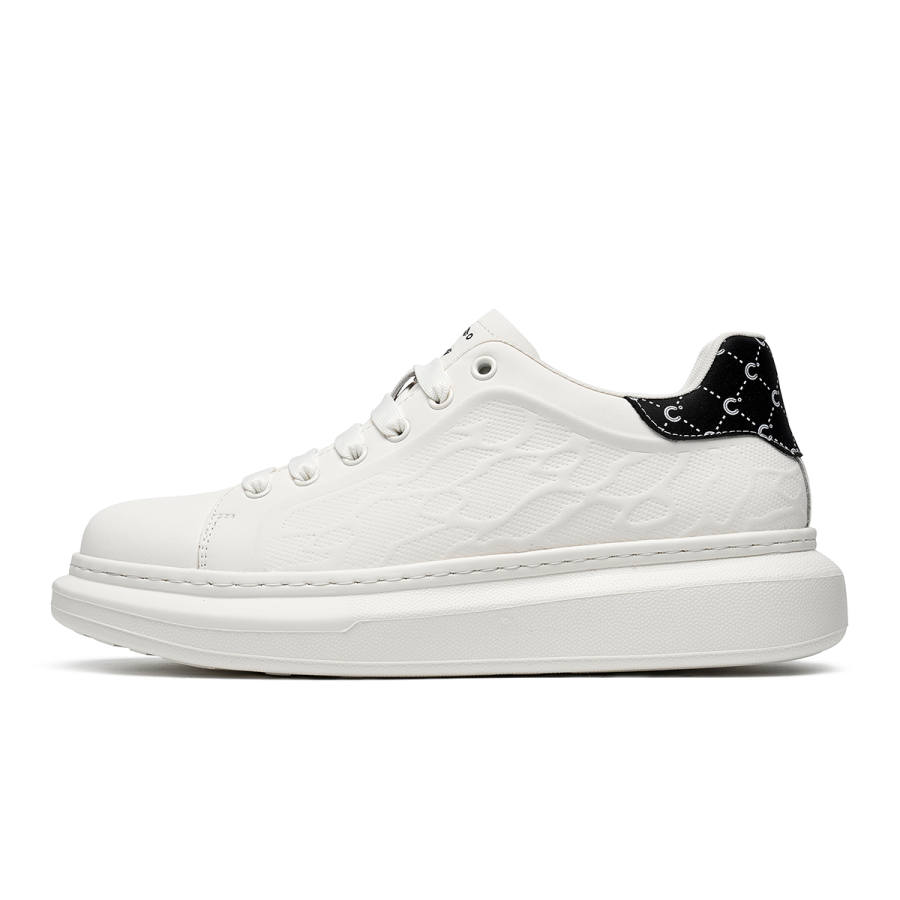 C°BANNER Low top Skateboard Shoes Unisex White