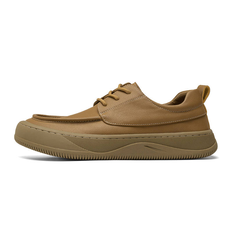 GONGNIULEITING Cow Split Leather Men's Casual Shoes Men's