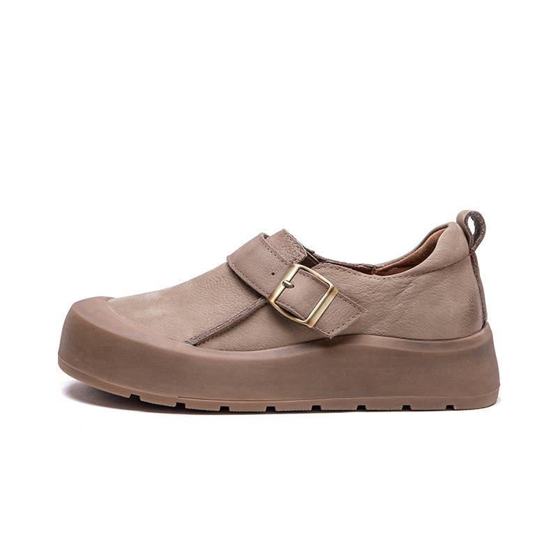 CHIBANG Cow Leather Casual Shoes Women's