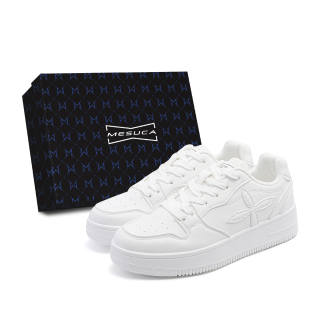 MESUCA Low top Skateboard Shoes Unisex Ecru